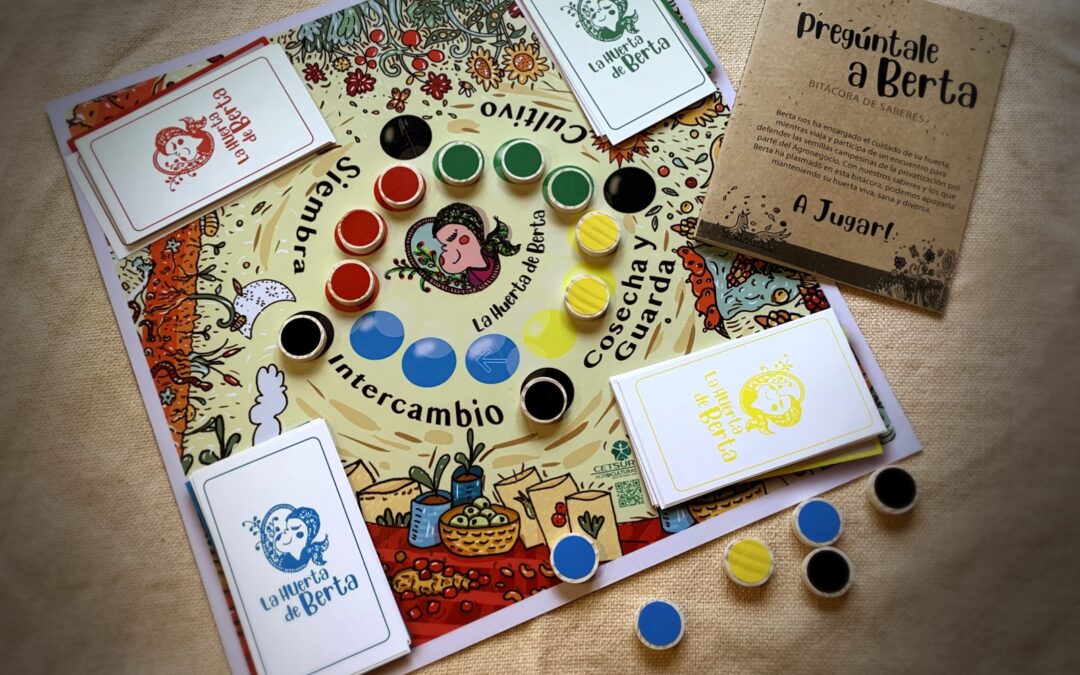 El juego de Berta se va de viaje: el material educativo entregado a seis agrupaciones agroecológicas de Biobío y Ñuble