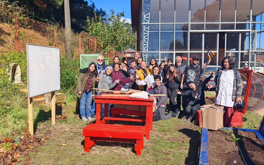 ONG CETSUR instala primer huerto del 2024 en CEAT de San Pedro de la Paz